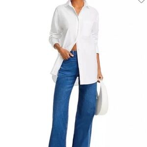 NWT RE/DONE Oversized Shirt The Oversized Button-Up Shirt size XS